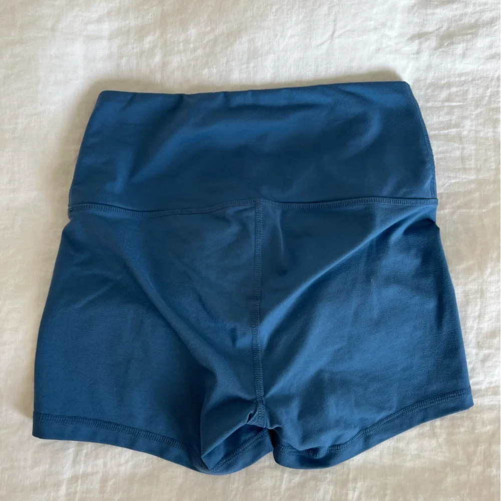 Reformation Blue Athletic Shorts